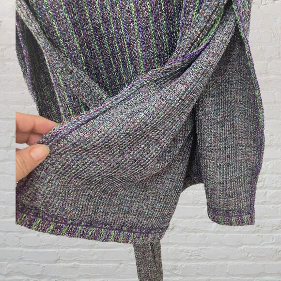 Zara Multicolor Knit Co-Ord Set Tunic & Pants L Vibrant Multicolor Casual Chic - Picture 14 of 16